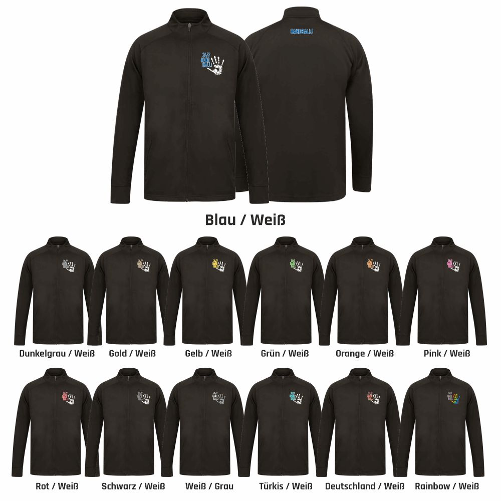 HandballCollectionTrainingsjackeLV871Black-XS