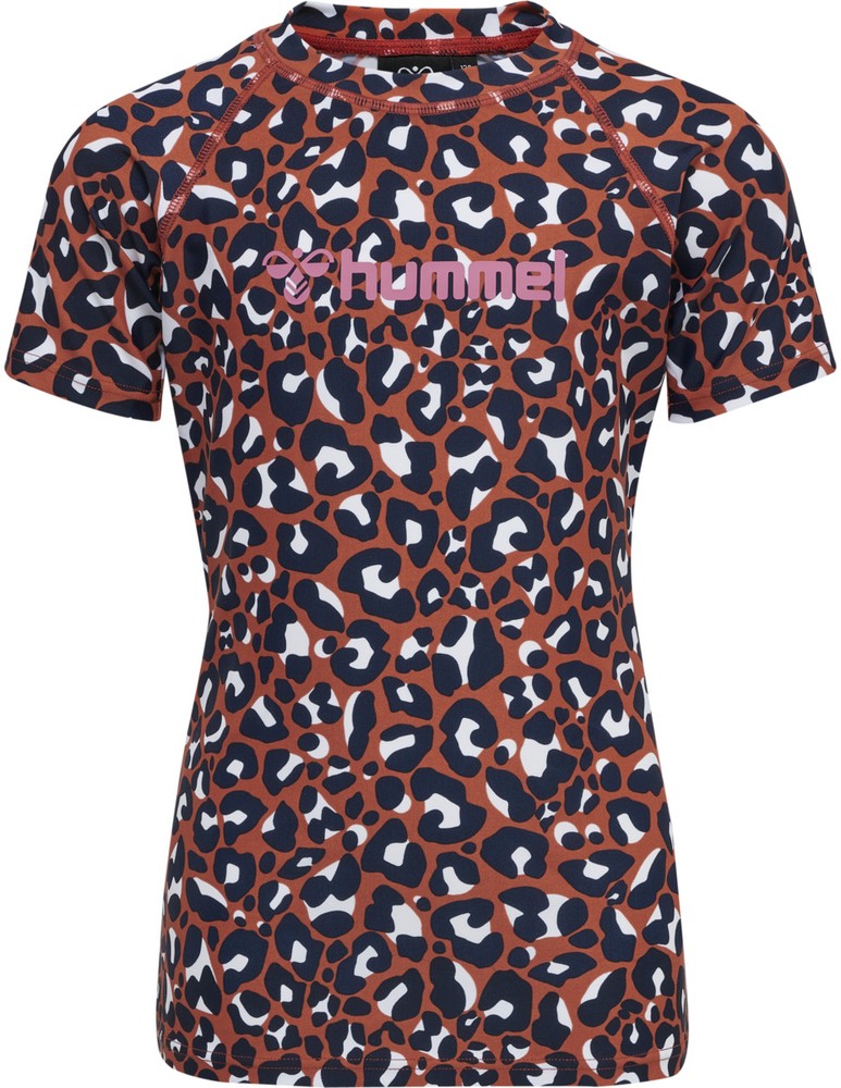 HummelKinderBade-T-ShirtAzulSwimT-ShirtSSHotSauce