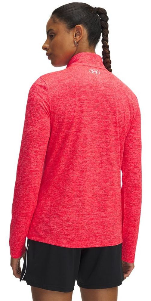 UnderArmourDamenLongsleeveTech12Zip-Twist1384225Red713-LUSLG
