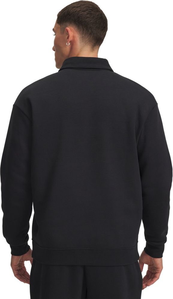 UnderArmourSweatshirtIconCollar14ZipFleece6004932Black001-3XL