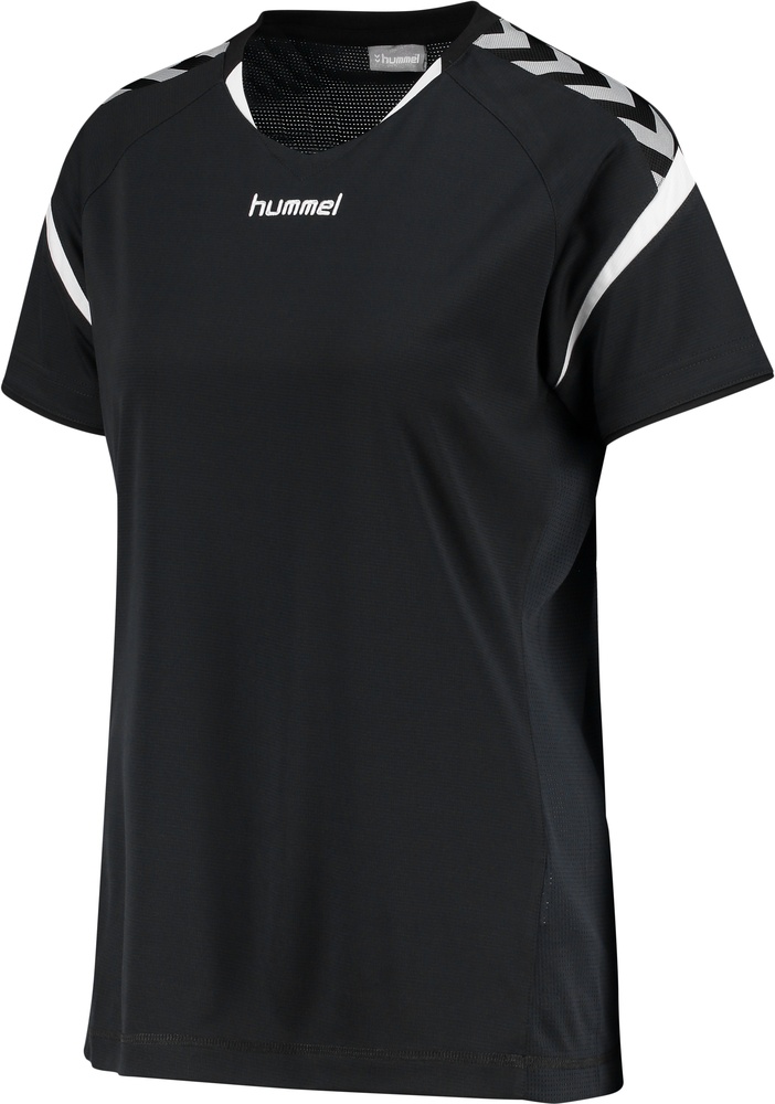 HummelDamenJerseyTopAuthChargeSSPolyWO003678Black-XL