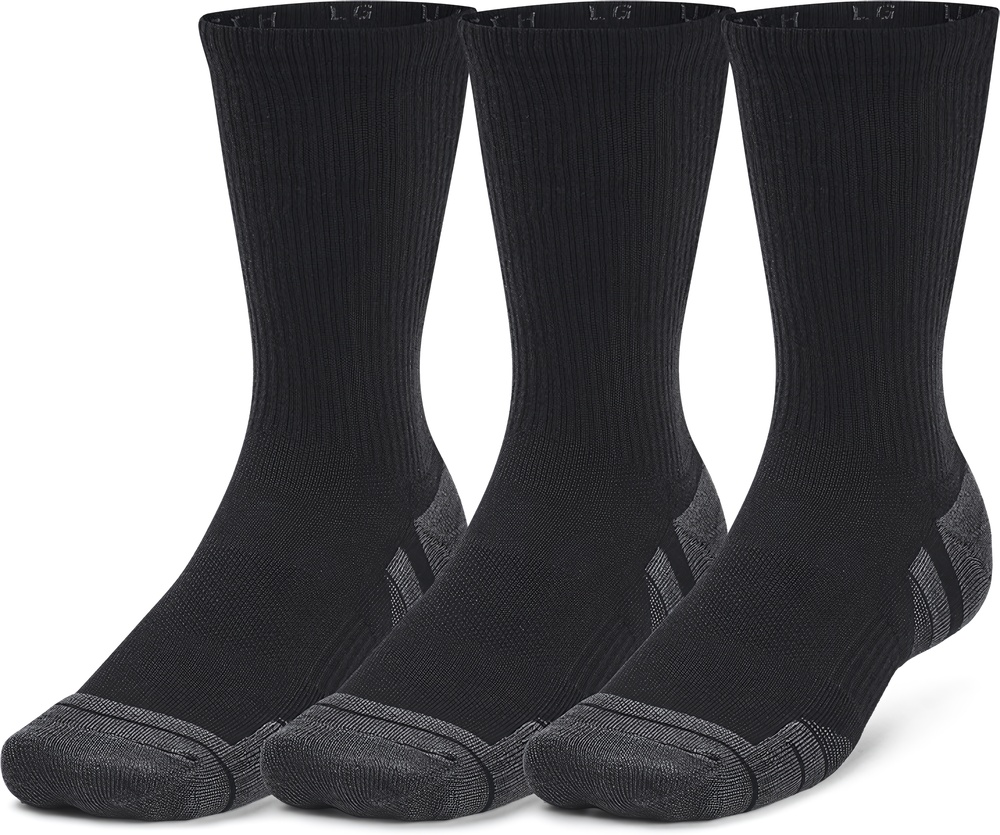 UnderArmourSockenUAPerformanceTech3PkCrewBlack-MUSMD