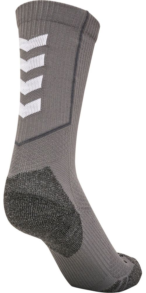 HummelSockenHmlproTrainingSocksLowSteelGrayWhite-27-30
