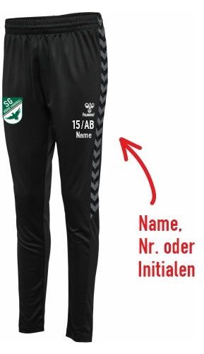 SGBrdeDamenHummelhmlAuthenticPLTrainingPantLadymitVereinslogo219987L
