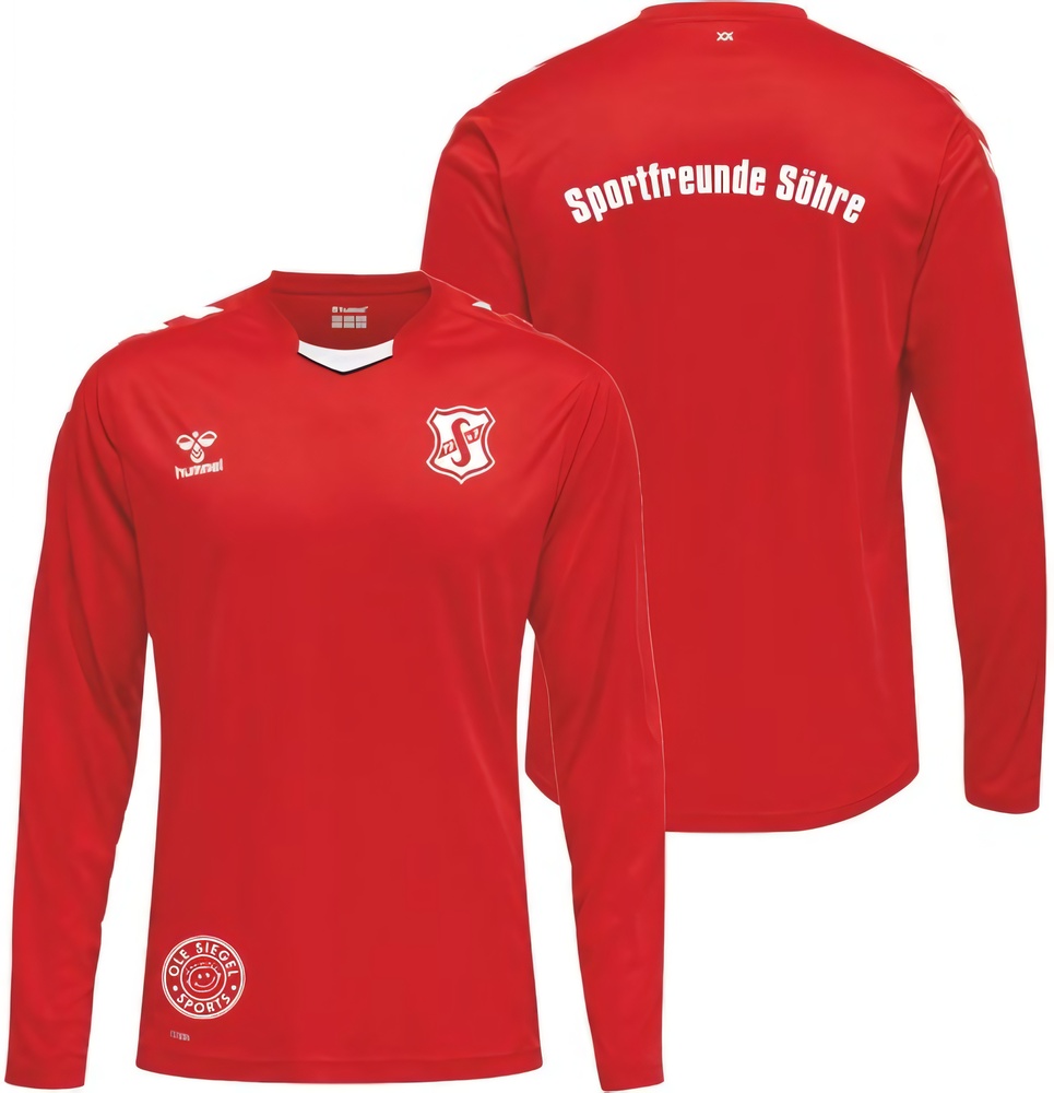 SportfreundeShreHummelhmlCore20PolyJerseyLSUnisex230839TrueRed-XXL