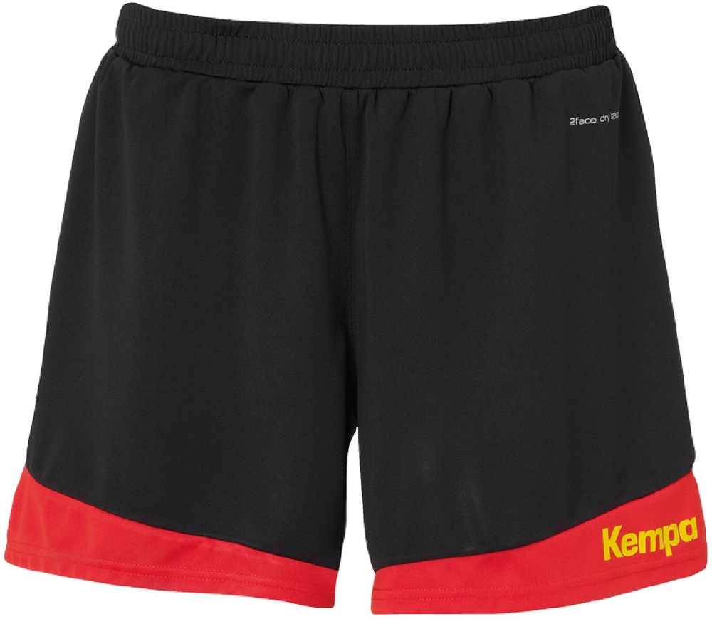 KempaDamenSportshortEmotion20ShortsWomen2003166SchwarzRotGelb-XS