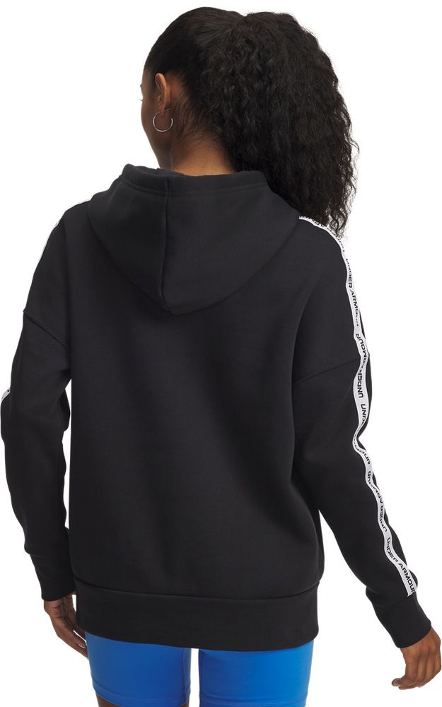 UnderArmourDamenIconFleeceTapedHoodie6003708Black004-LUSLG