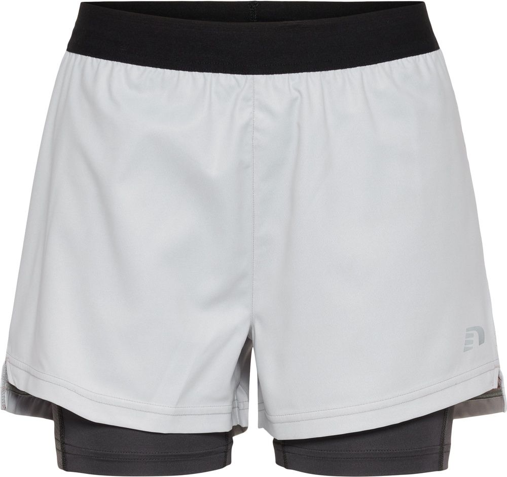 NewlineDamenShortsWomen2-In-1RunningShortsOysterMushroom-XXL