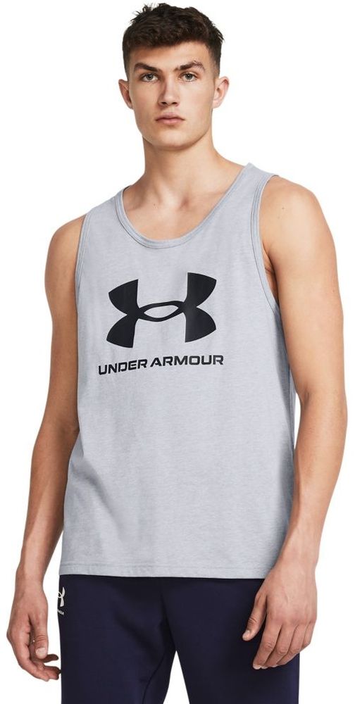 UnderArmourT-ShirtUaSportstyleLogoTankSteelLightHeather035-3XL