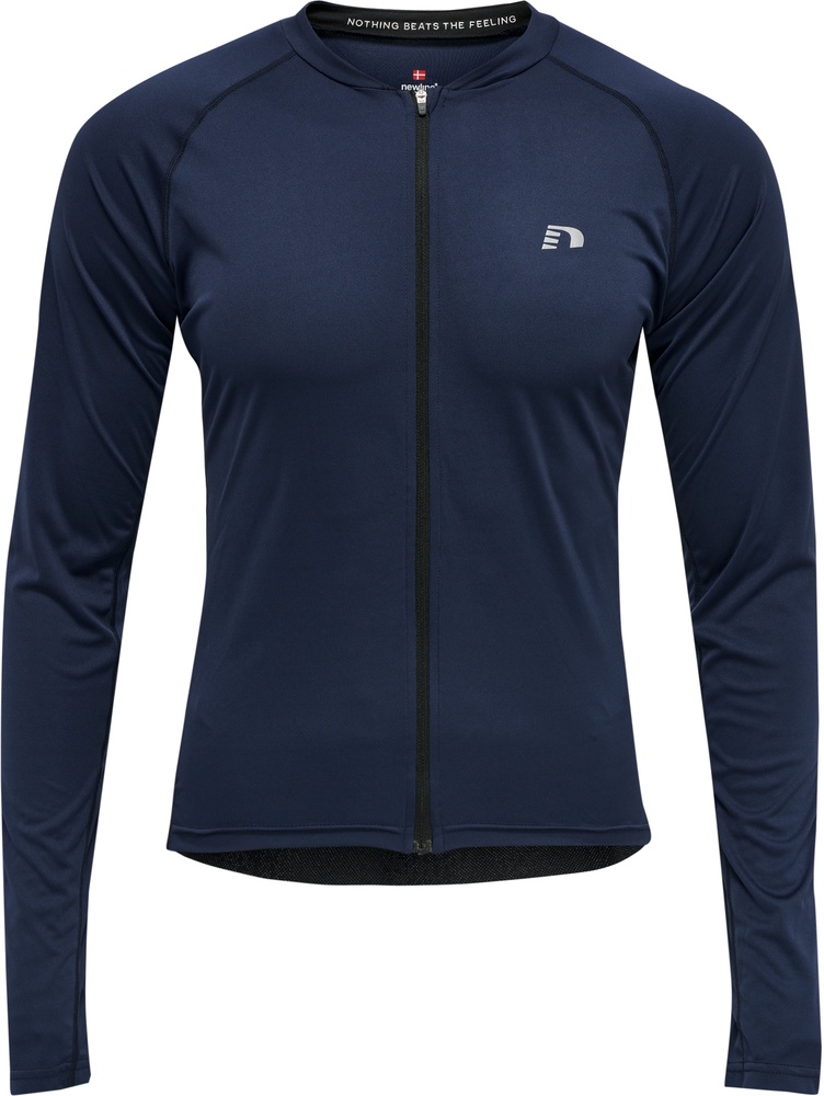 NewlineLangarmtrikotMensCoreBikeLSJerseyBlackIris-XXL