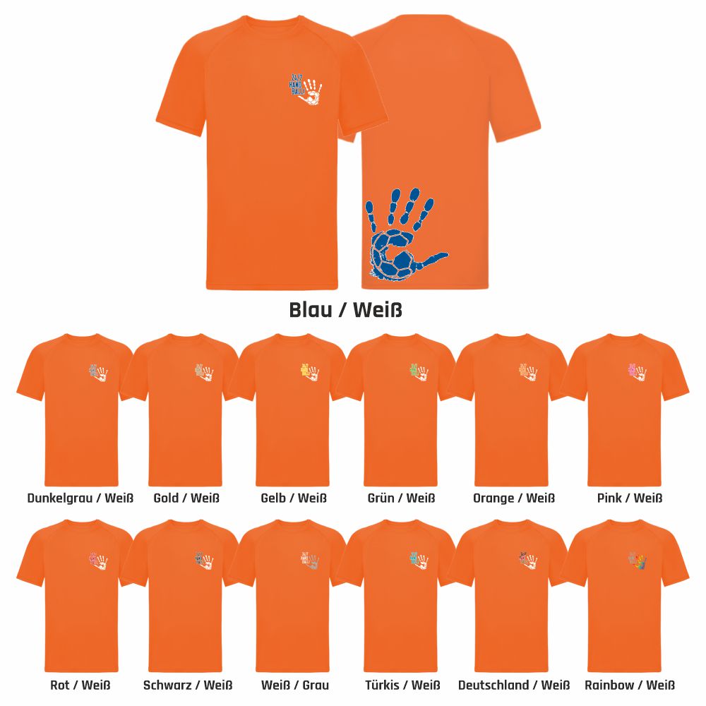 HandballCollectionFunktionsshirtS287XOrange-XXS