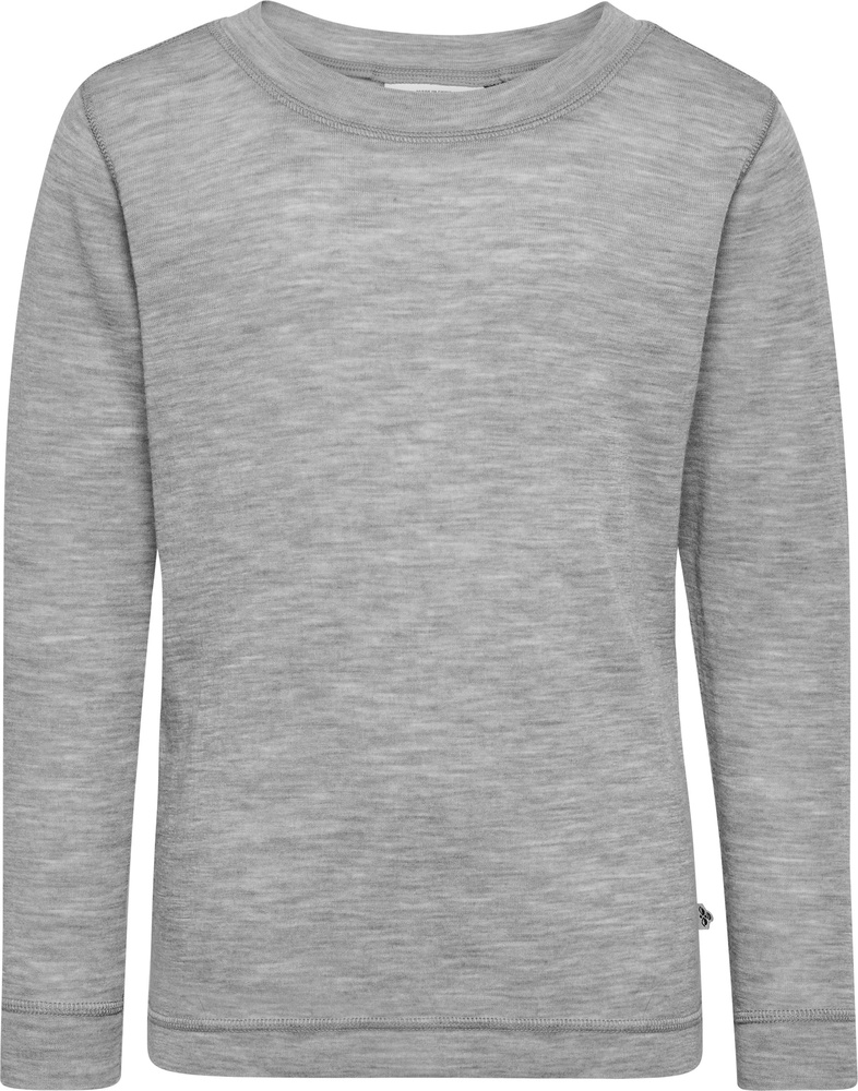 HummelKinderWoolRibT-ShirtLongsleeve229420GreyMelange-98-ca3Jahre