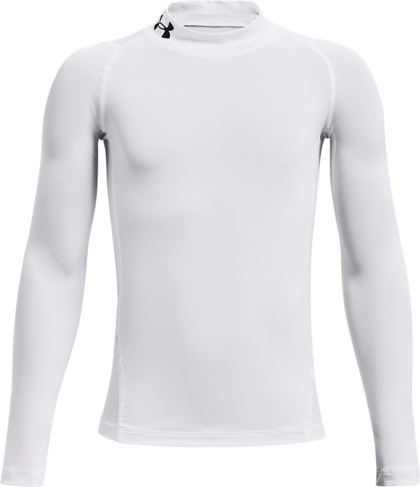 UnderArmourJungenHeatGearLangarmshirtmitStehkragenWhite-XSUSYXS