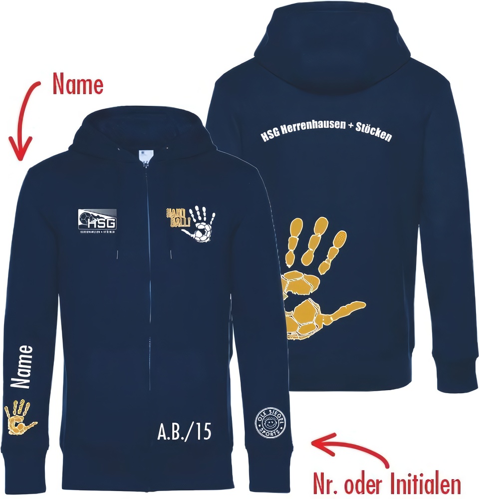 HSGHerrenhausenStckenBasicHoodie-JackeUnisex24642