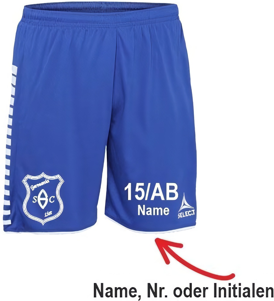 SCGermaniaListSelectArgentinaShortsUnisexmitVereinslogo600025L