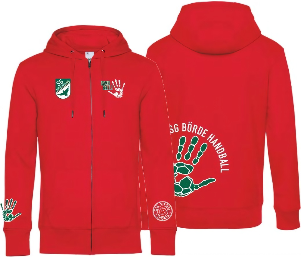 SGBrdeHandballSweatjackeUnisex24642Rot-XXL