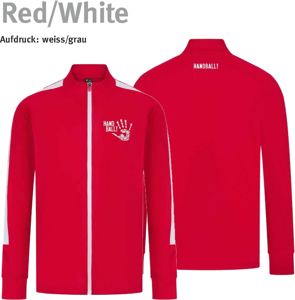 HandballCollectionTrainingsjackeLV871Red-White-XXS