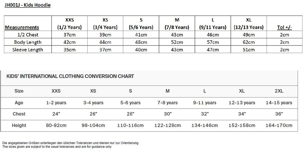 MTVElzeKinderHandballHoodieKidsJH001J-HB