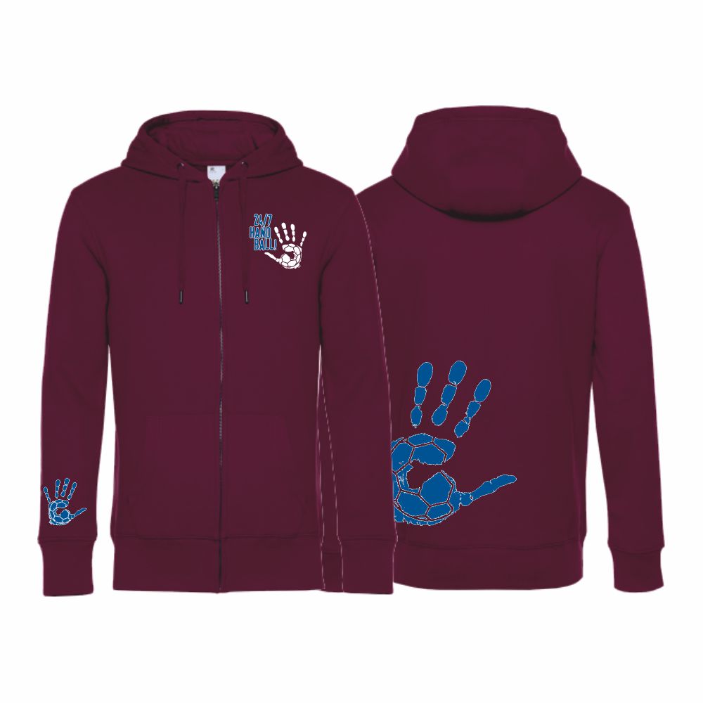 HandballCollectionHoodie-JackeWU03KDarkCherry-XS