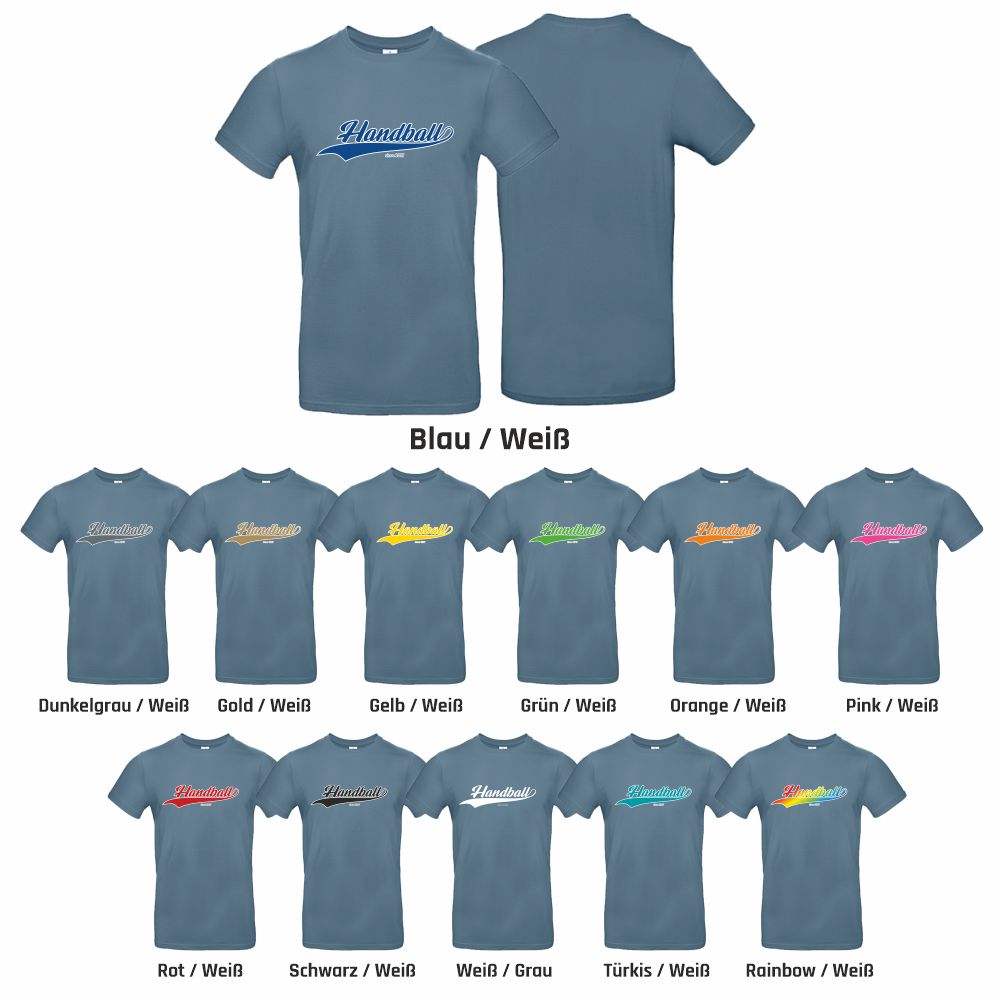 HandballFashionT-ShirtSince1917TU03TStoneBlue-S