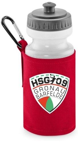 HSG09GronauBarfeldeUniversalBasicTrinkflaschemitHalterQD440ClassicRed
