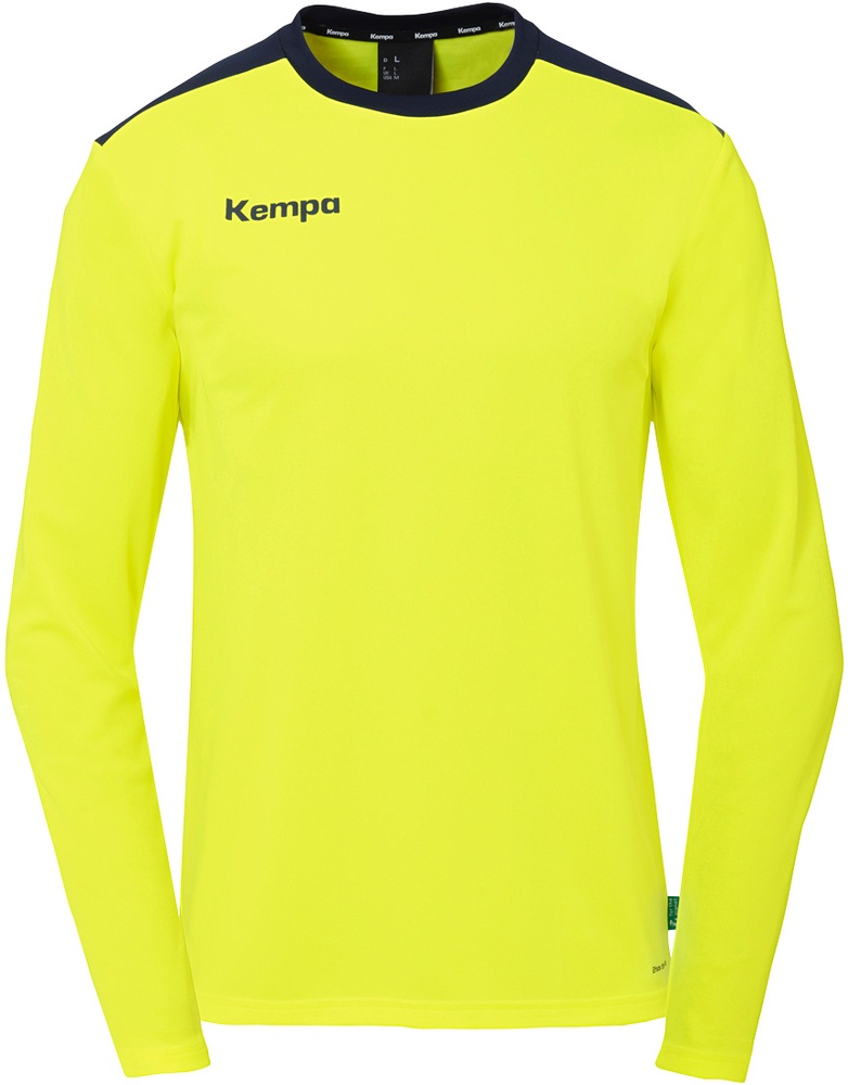 KempaKinderLongsleeveEmotion27Langarmshirt2005127FluoGelbMarine-152
