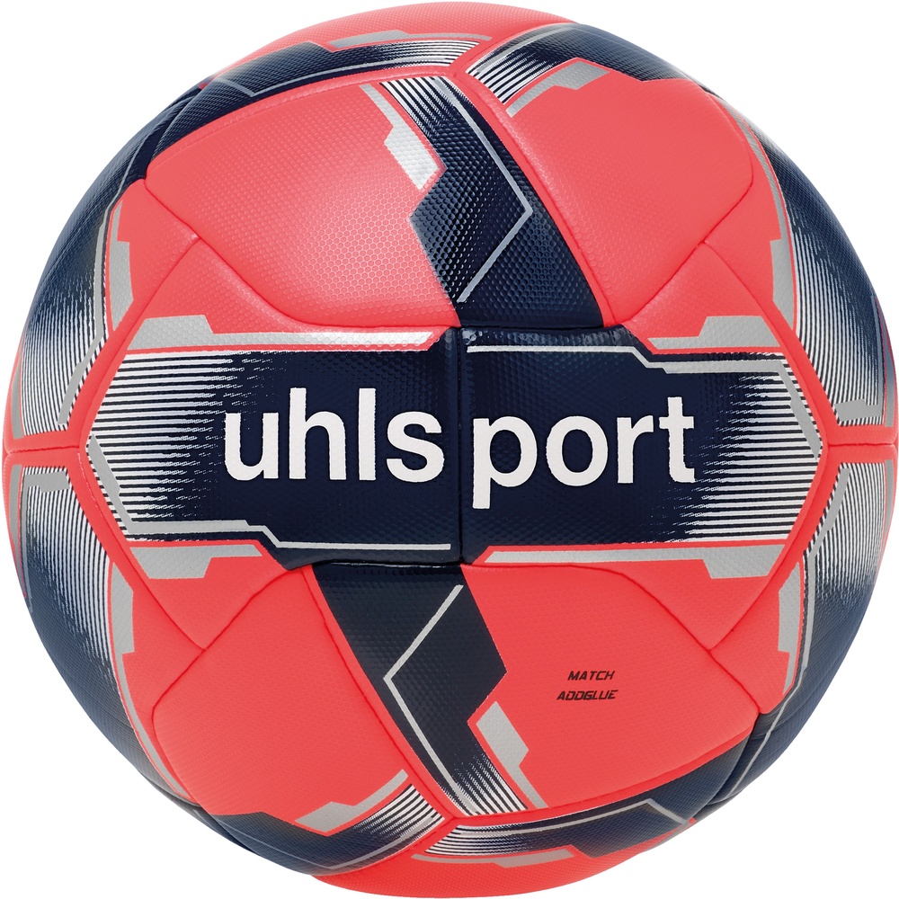UhlsportFuballMatchAddglue1001750FluoRotMarineSilber-5