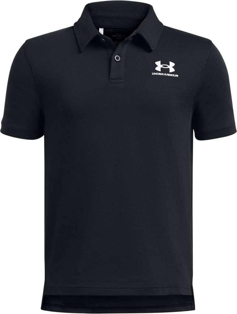 UnderArmourKinderPoloShirtUaBIconPoloBlack001-LUSYLG