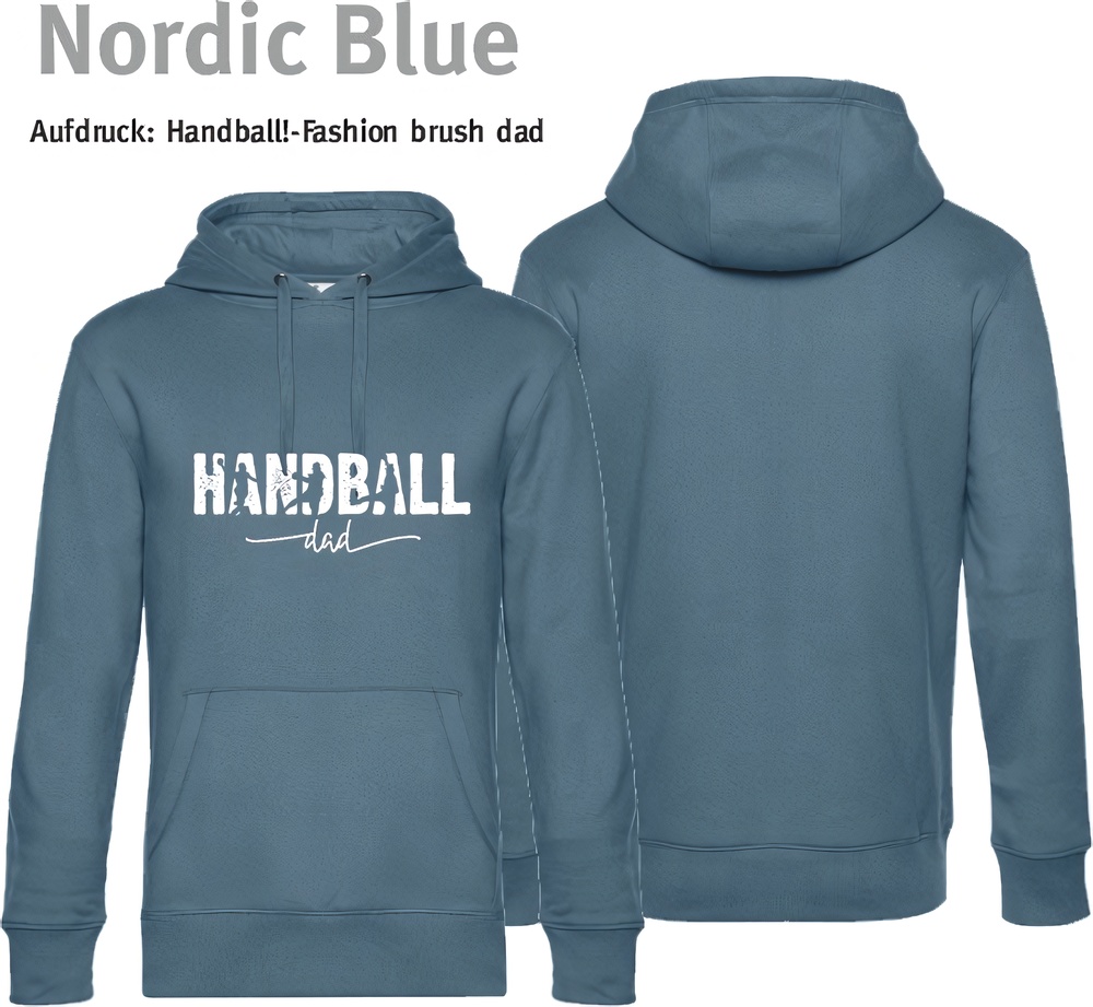 HandballFashionHoodieBrushDadWU02KNordicBlue-XS