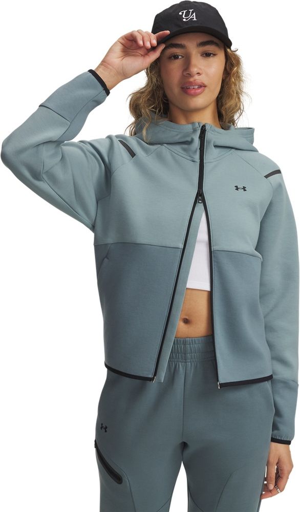 UnderArmourDamenJackeUnstoppableFleeceFull-Zip1379842Green323-LUSLG