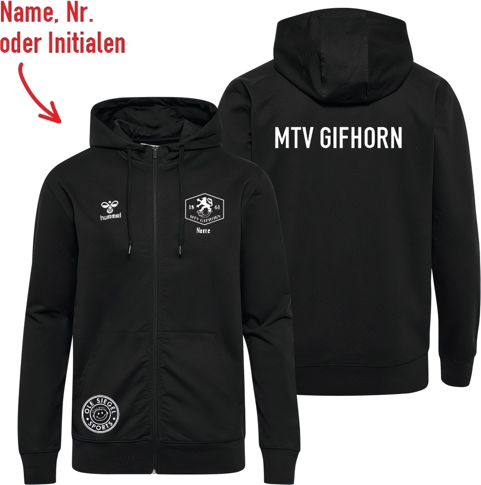 MTVGifhornDamenHummelhmlGO20CottonZipHoodieLady224839