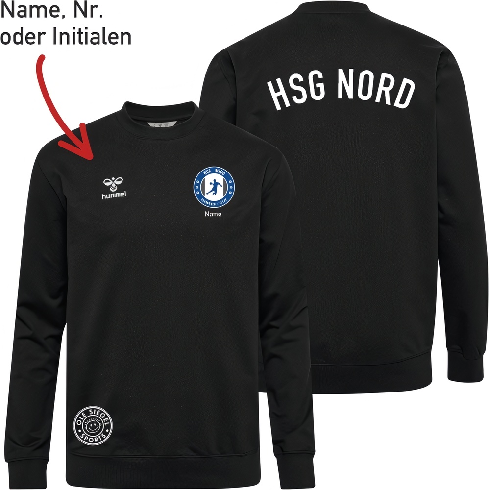 HSGNordEdemissenUetzeHummelhmlGO20CottonSweatshirtUnisex224835Black-XXL