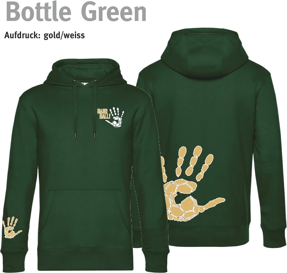 HandballCollectionHoodieWU02KBottleGreen-XS