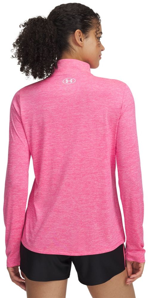 UnderArmourDamenLongsleeveTech12Zip-Twist1384225Pink672-LUSLG