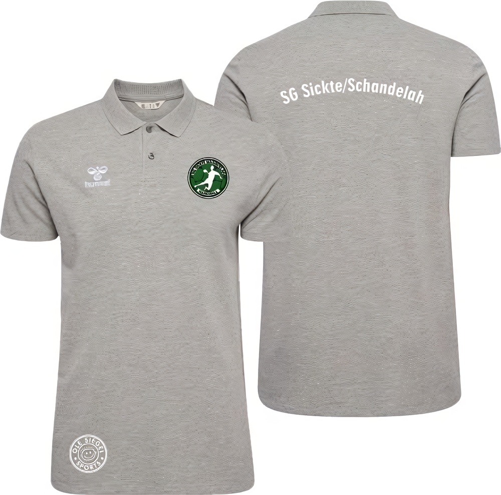 SGSickteSchandelahHummelhmlGO20CottonPoloUnisex224831GreyMelange-XXL