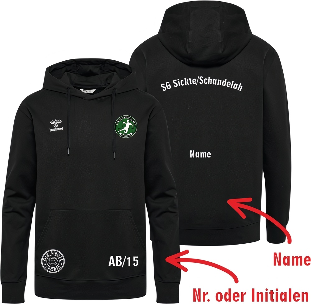 SGSickteSchandelahDamenHummelhmlGO20CottonHoodieLady225250Black-XXL