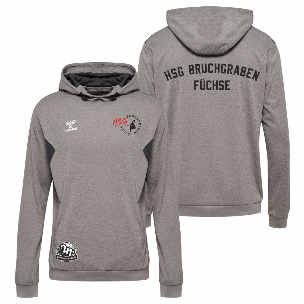 HSGBruchgrabenFchseHummelhmlAuthenticPLHoodieUnisex219976GreyMelange-L