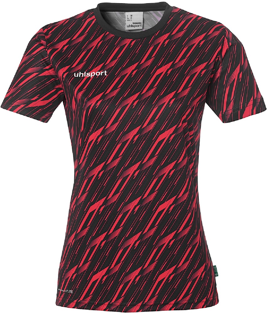 UhlsportDamenSportshirtProgressive28ShirtKurzarm1002268SchwarzRot-XS