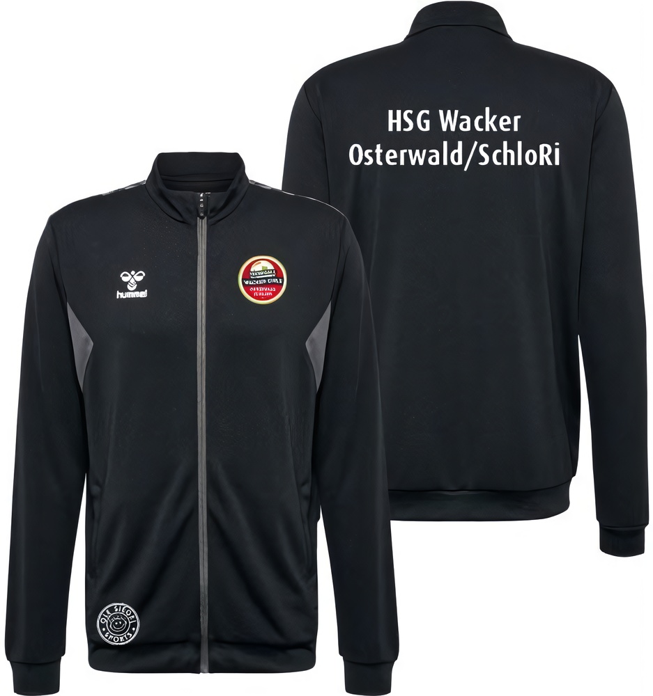 HSGWackerOsterwaldSchloRiDamenHummelhmlAuthenticPLZipJacketLady219984Black-XXL