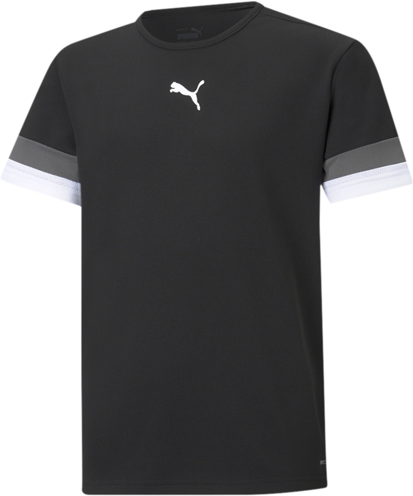 PumaKinderTeamRISEJerseyJr704938PumaBlack-SmokedPearl-PumaWhite-128