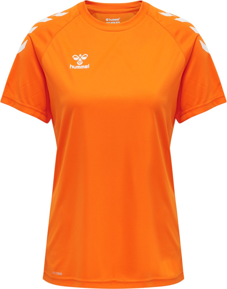 HummelDamenT-ShirtHmlcoreXkCorePolyT-ShirtSSWomanOrangeTiger-XXL