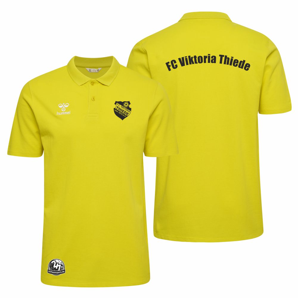 FCViktoriaThiedeHummelhmlGO20CottonPoloUnisex224831BlazingYellow-XXL