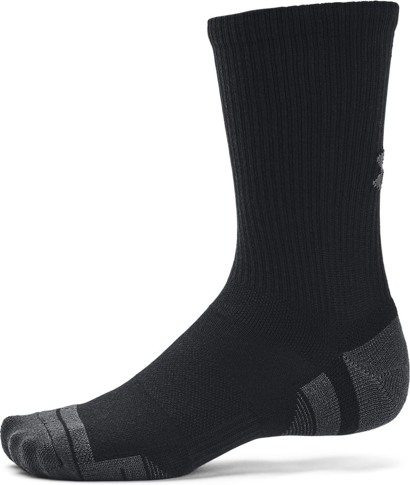 UnderArmourSockenUAPerformanceTech3PkCrewBlack-MUSMD