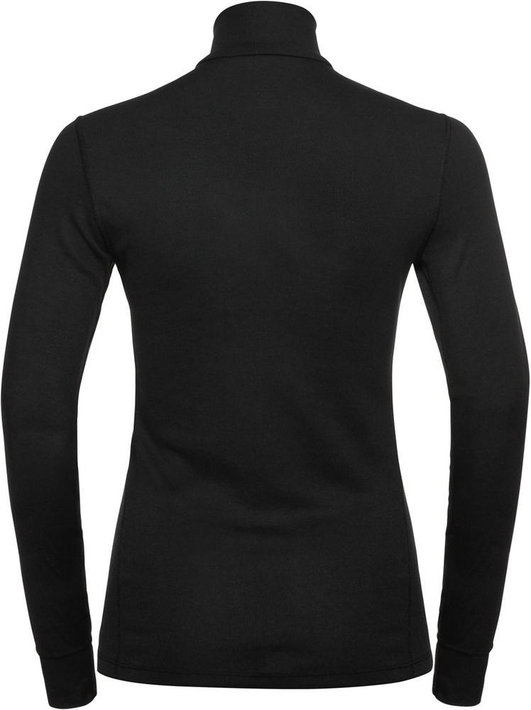 OdloDamenBlTopTurtleNeckLong-SleeveHalfZipActiveW159081Black-L