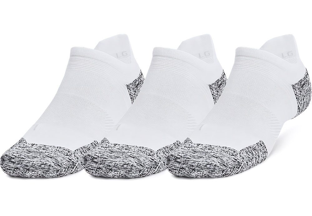 UnderArmourSockenUaAdRunCushion3PkNsWhite100-LUSLG