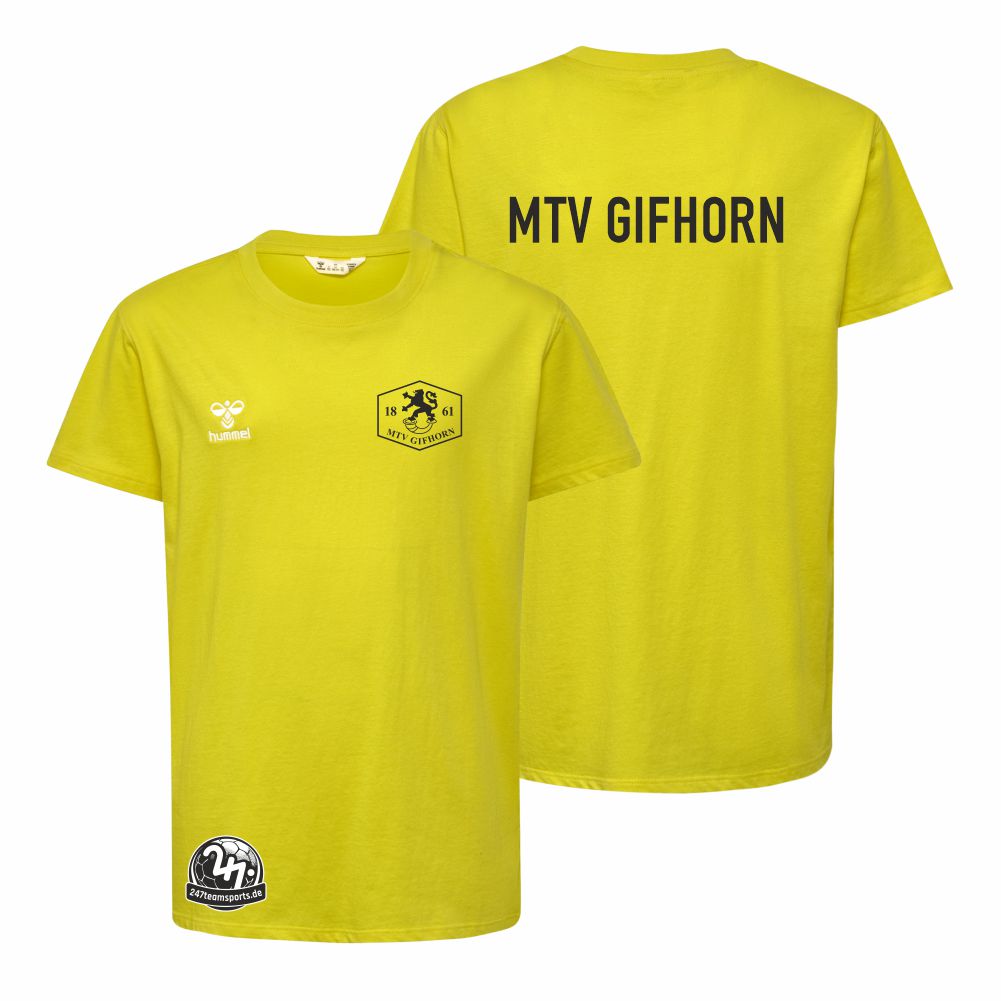 MTVGifhornHummelhmlGO20CottonT-ShirtSSUnisex224828BlazingYellow-L
