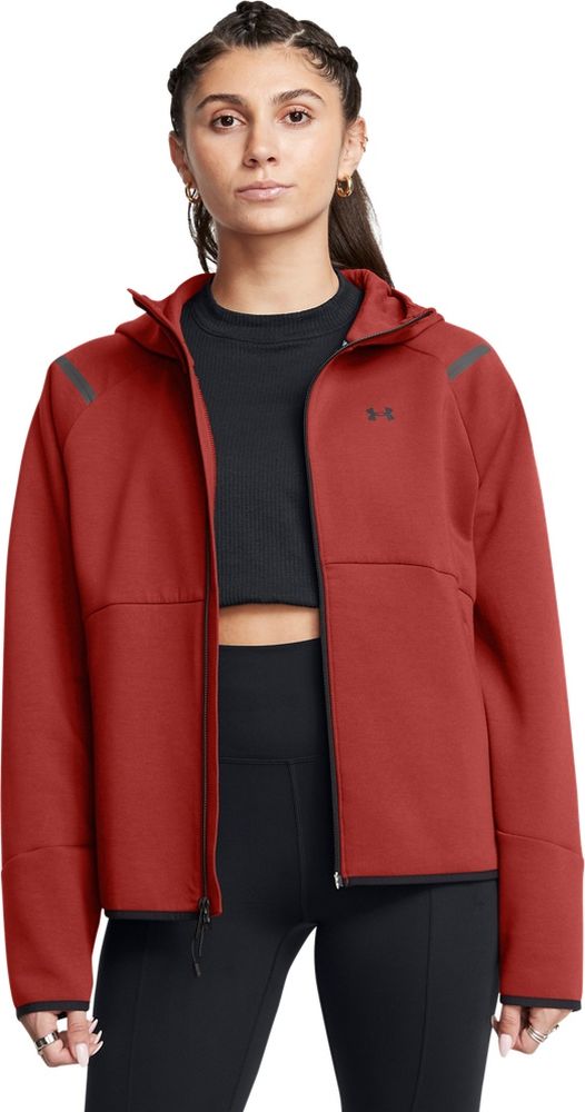 UnderArmourDamenUnstoppableFleeceFzEarthenOrange840-LUSLG