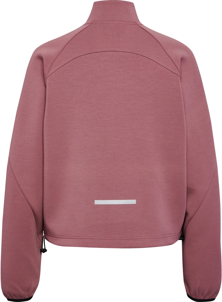 HummelDamenTrainingsjackeTechFleeceBoxyHalfZip228167WistfulMauve-L