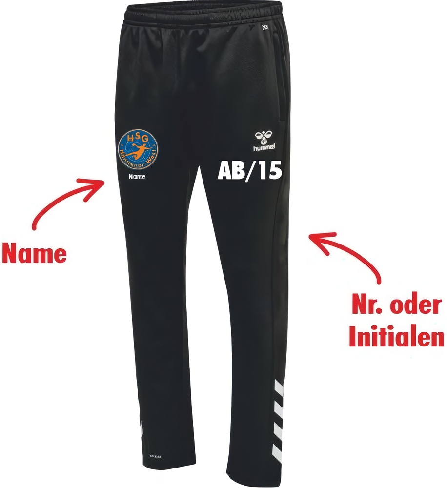 HSGHannover-WestDamenHummelhmlCore20PolyTrackPantsLadymitVereinslogo230866L