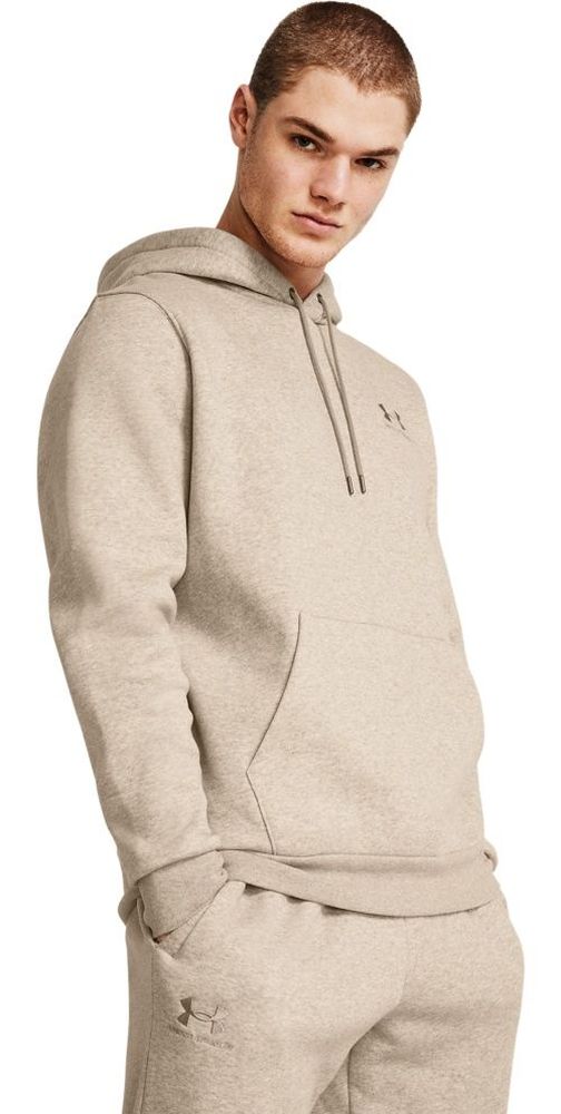 UnderArmourUaIconFleeceHoodieTimberwolfTaupeLightHthr203-3XL